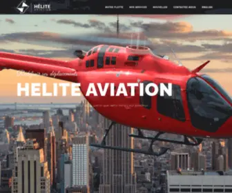 Heliteaviation.ca(Helite Aviation) Screenshot