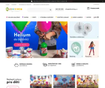 Heliumking.cz(Party obchod) Screenshot