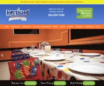 Heliumparkqc.com(Helium Trampoline Park) Screenshot