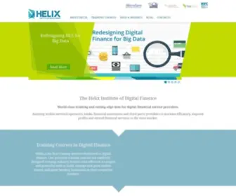 Helix-Institute.com(Your training institute in Digital Finance) Screenshot