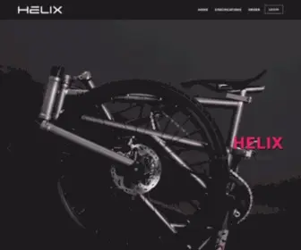 Helix.ca(The New Standard In Folding Bikes) Screenshot