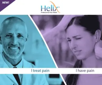 Helix4Pain.com(Helix Professional Pain Relief) Screenshot