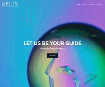 Helixbiostructures.com(HELIX BIOSTRUCTURES LLC) Screenshot