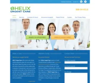 Helixcares.com(HELIX Urgent Care) Screenshot