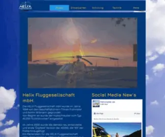 Helixcopter.de(Helix Fluggesellschaft) Screenshot