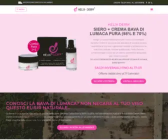 HelixDerm.it(Prodotti alla bava di lumaca) Screenshot