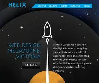 HelixDigital.com.au(Melbourne Web Design & Digital Marketing) Screenshot