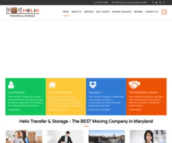 Helixmove.com(Helix Transfer and Storage) Screenshot