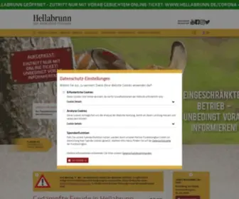 Hellabrunn.de(Tierpark) Screenshot