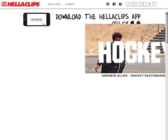 Hellaclips.com(Hella Clips) Screenshot