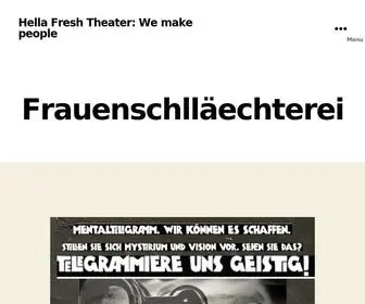 Hellafreshtheater.com(Hella Fresh Theater) Screenshot