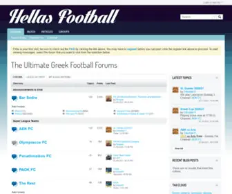 Hellas-Football.com(The Ultimate Greek Football Forums) Screenshot