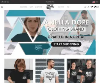 Hellashirtco.com(Hella Shirt Co) Screenshot