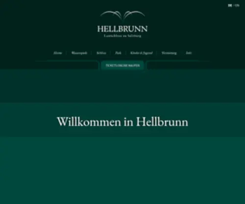 Hellbrunn.at(Schloss Hellbrunn & Wasserspiele) Screenshot