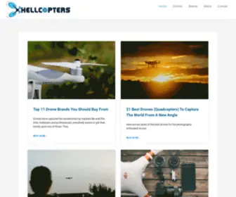 Hellcopters.com(Reviews and Information About Best Quadcopters and Drones) Screenshot