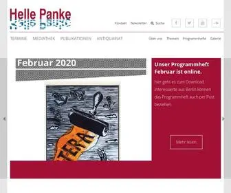 Helle-Panke.de(Helle Panke e.V) Screenshot