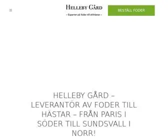 Hellebygard.se(Helleby gård) Screenshot