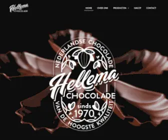 Hellemachocolade.com(Ambachtelijk genieten sinds 1970) Screenshot