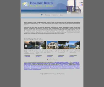 Hellenic-Realty.com(Properties for sale) Screenshot