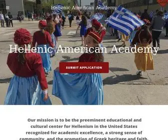 Hellenicamericanacademy.org(Academic Excellence) Screenshot