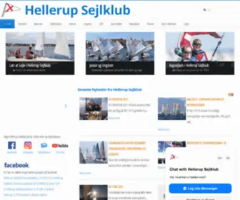 HellerupsejLklub.dk(Hellerup Sejlklub) Screenshot