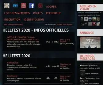 Hellfest-Forum.fr(HELLFESTSUMMER OPEN AIR FESTIVAL) Screenshot