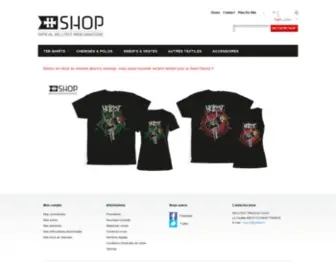 Hellfestshop.com(Official Hellfest Merchandising) Screenshot