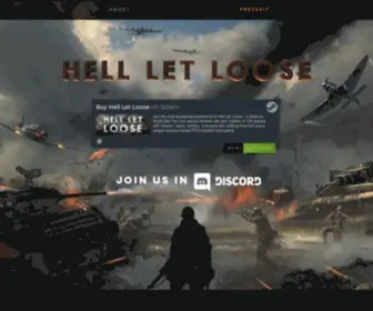 Hellletloose.com(Hell Let Loose) Screenshot