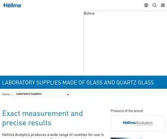 Hellma.com(High Precision in Analytics) Screenshot