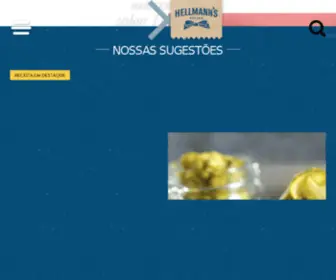 Hellmanns.com.br(Maionese, molhos e receitas) Screenshot