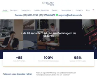 Hellner.com.br(Hellner Corretagem de Seguros Ltda) Screenshot