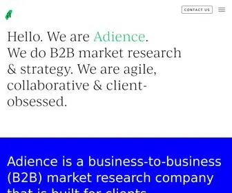 Hello-Adience.com(A Specialist B2B Market Research Agency in NYC) Screenshot