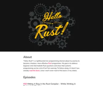 Hello-Rust.show(Hello, Rust) Screenshot