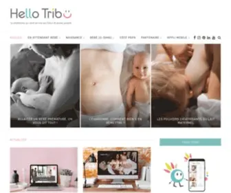 Hello-Tribu.com(La plateforme pour les futurs et jeunes parents) Screenshot