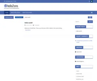 Hello2SMS.com(Save time) Screenshot