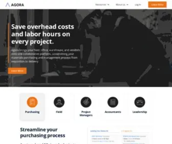 Helloagora.com(Take control of your supply chain) Screenshot