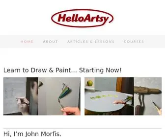 Helloartsy.com(Home) Screenshot