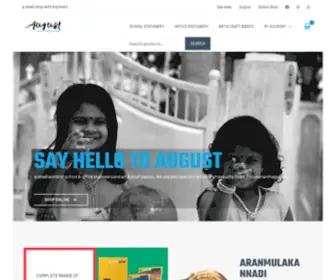 Helloaugust.in(August School and Office Staionery Online Shop Trivandrum) Screenshot