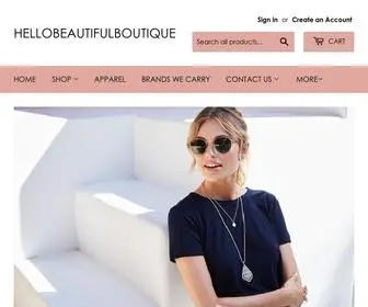 Hellobeautifulboutique.com(Hello Beautiful Boutique) Screenshot