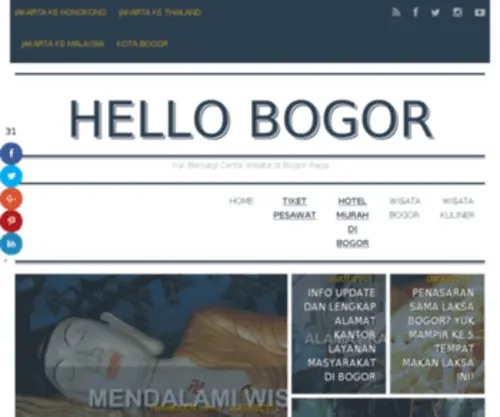 Hellobogor.com(Komunitas Berbagi Cerita Traveling di Bogor) Screenshot