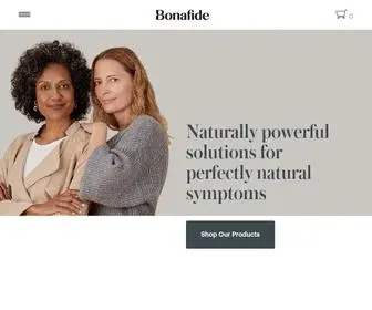 Hellobonafide.com(Womens Health Supplements) Screenshot