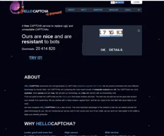 Hellocaptcha.com(CAPTCHA) Screenshot