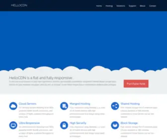 HelloCDN.net(Responsive Hosting) Screenshot
