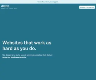 Hellodative.com(Cape Cod custom website design & development) Screenshot
