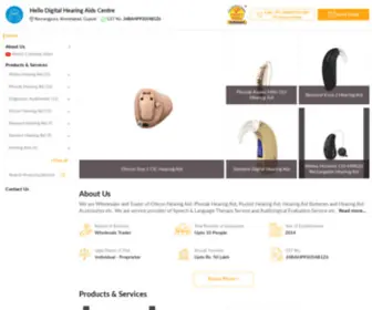 Hellodigitalhearingaids.com(Hello Digital Hearing Aids Centre) Screenshot