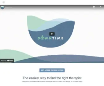 Hellodowntime.com(Personalized Therapy) Screenshot