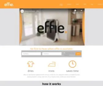Helloeffie.com(Effie is the new domestic appliance) Screenshot