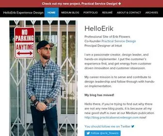 Helloerik.com(Hello Erik) Screenshot