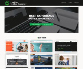 Hellofellowhuman.com(Fellow Humans Web Design & Development) Screenshot