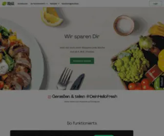Hellofresh.de(Entdecken Sie die Freude am Kochen) Screenshot